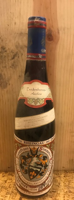 Freiherr Langwerth Von Simmern Rattenheimer Nussbrunnen Trockenbeerenauslese Riesling